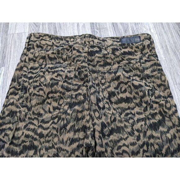 Adriano Goldschmied Womens Size 29 R The Farrah Skinny Ankle Animal Print Jeans - Picture 3 of 12